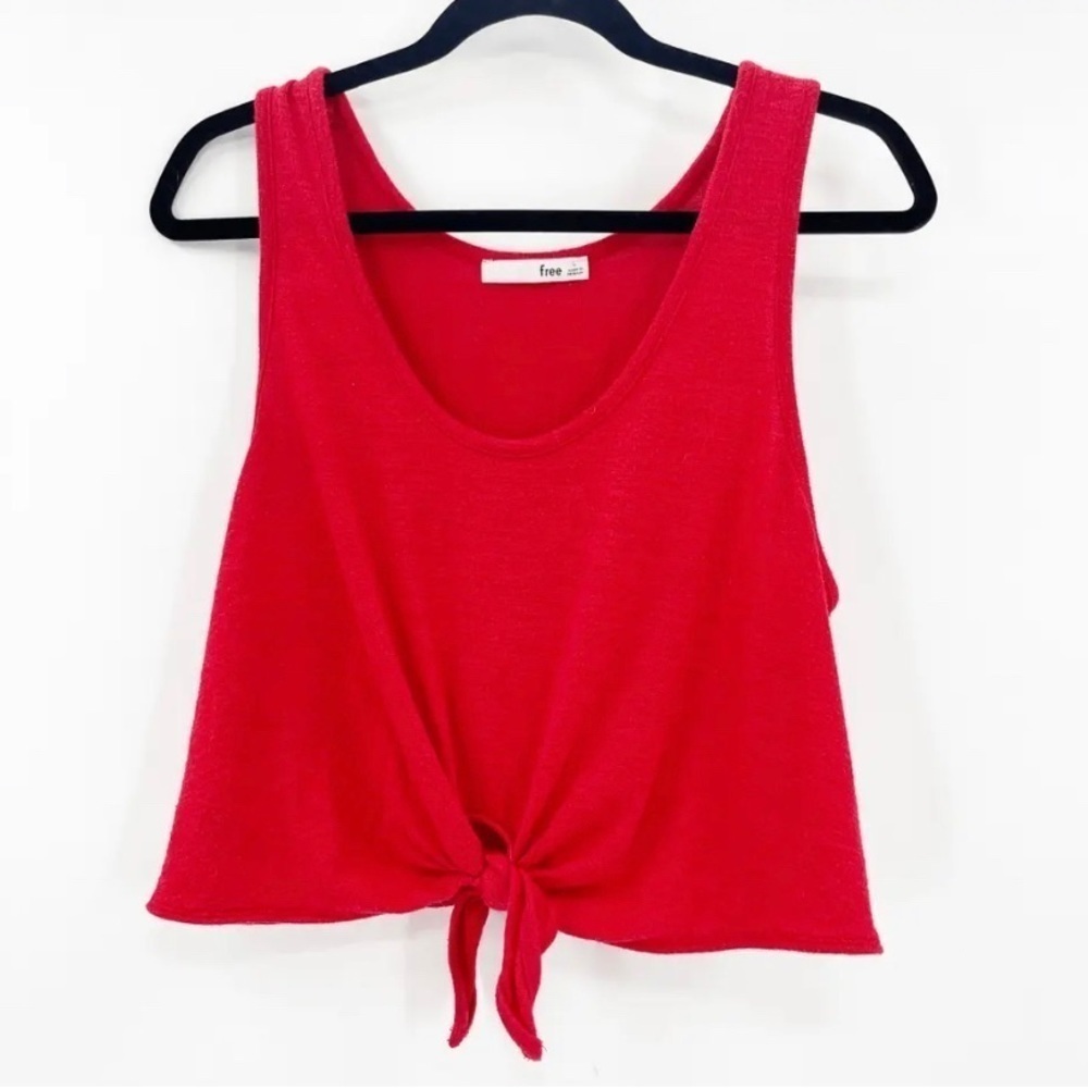 Aritzia Wilfred Women's Red Betsy Front Tie
Tank Top Size XS